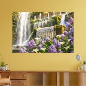 Toile tendue Cascade de Lilas (Insitu(Salon))
