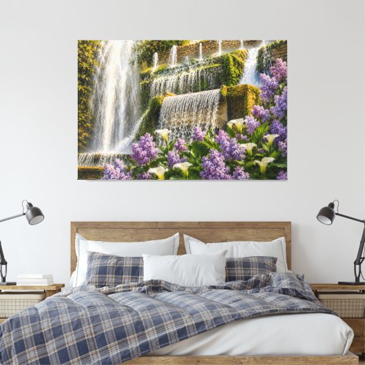 Toile tendue Cascade de Lilas (Insitu(Chambre))