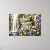 Toile tendue Cascade de Lilas (Recto)