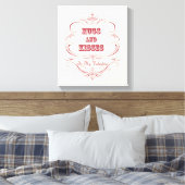 Toile tendue de la Saint-Valentin vintage (Insitu(Chambre))