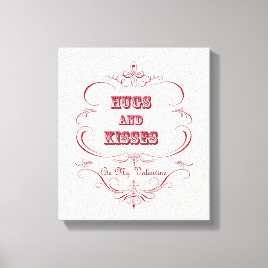 Toile tendue de la Saint-Valentin vintage (Recto)