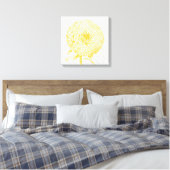 Toile tendue fleurie moderne (Insitu(Chambre))