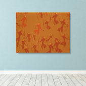 Toile tendue Peinture rupestre tassili préhistoire (Insitu (Plancher de Bois))