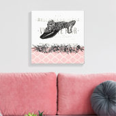 Toile tendue vintage (Insitu(Salon))