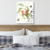 Toile tendue vintage de Pêche Botanique (Insitu(Chambre))