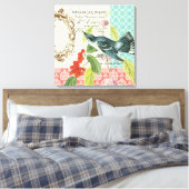 Toile tendue Vintage moderne Bird (Insitu(Chambre))