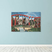 Toile Tennessee (barrage)Grandes lettres ScènesTennessee (Insitu (Plancher de Bois))