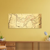 Toile Tennessee GouvernementCarte panoramiqueTennessee (Insitu(Salon))