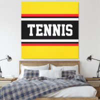 TENNIS Gras Jaune Clair Rouge Noir Blanc Rayures