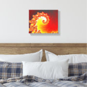 Toile Tentacle flamand - Art fractal (Insitu(Chambre))