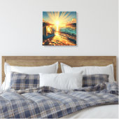 Toile Tente sur une Plage Camping à thème (Insitu(Chambre))