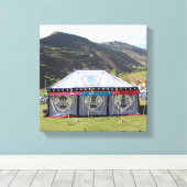 Toile Tente tibétaine d'Amdo (Insitu (Plancher de Bois))