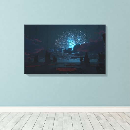 Toile Terra Mechanica (Insitu (Plancher de Bois))