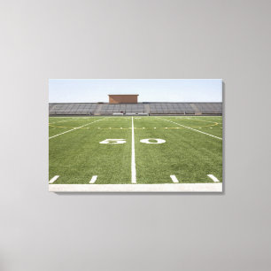 Toile Terrain de football et stade