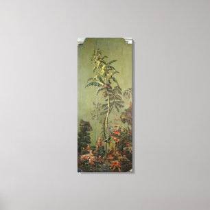 Toile Terre, à partir d'une série de panneaux dépeignant