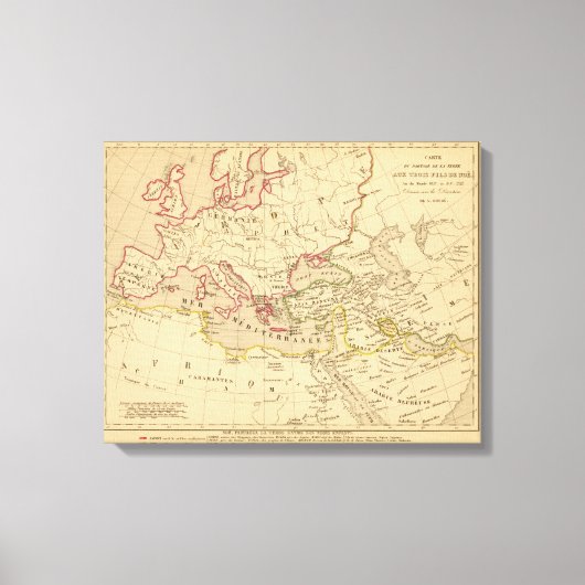 Toile Terre aux trois fils de Noe (Recto)
