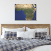 Toile Terre avec couverture terrestre sur l'Afrique (Insitu(Chambre))