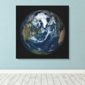 Toile Terre Avec Nuages Et Glace De Mer 2 (Insitu (Plancher de Bois))