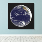 Toile Terre Avec Trois Cyclones Tropicaux Dans Le Pacifi (Insitu (Plancher de Bois))