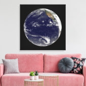 Toile Terre Avec Trois Cyclones Tropicaux Dans Le Pacifi (Insitu(Salon))