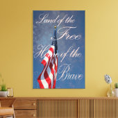 Toile Terre de la maison libre des braves (Insitu(Salon))