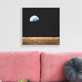 Toile Terre de la surface des lunes (Insitu(Salon))