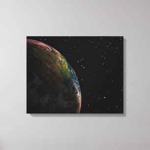 Toile Terre de l'espace