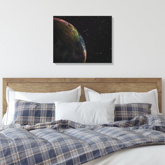 Toile Terre de l'espace (Insitu(Chambre))