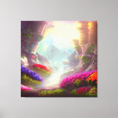 Toile Terre de lumière et de toadstools Mur Art (Recto)