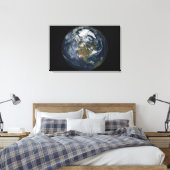 Toile Terre entière montrant l'Amérique du Nord 5 (Insitu(Chambre))