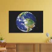 Toile Terre entière montrant l'Amérique du Sud 2 (Insitu(Salon))