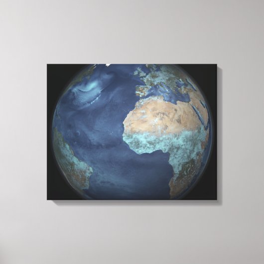 Toile Terre entière montrant l'évaporation (Recto)