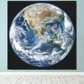 Toile Terre extrêmement détaillée | Marbre bleu (Insitu (Plancher de Bois))