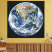 Toile Terre extrêmement détaillée | Marbre bleu (Insitu(Salon))