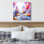 Toile Terre surréelle colorée (Insitu(Chambre))