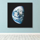 Toile Terre Tirée De L'Appareil Spacecraft Apollo 13. (Insitu (Plancher de Bois))