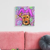 TOILE TERRIER AIRDALÉ   (Insitu(Salon))