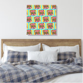 TOILE TERRIER AIREDALE (Insitu(Chambre))