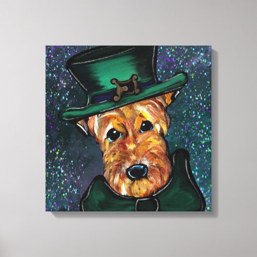 TOILE TERRIER AIREDALE (Recto)