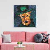 TOILE TERRIER AIREDALE (Insitu(Salon))
