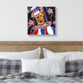TOILE TERRIER AIREDALE   (Insitu(Chambre))