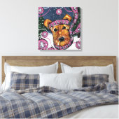 TOILE TERRIER AIREDALE (Insitu(Chambre))