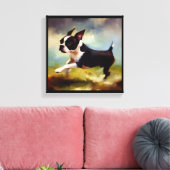 Toile Terrier de Boston (Insitu(Salon))