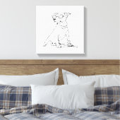 Toile Terrier Jack Russell (Insitu(Chambre))