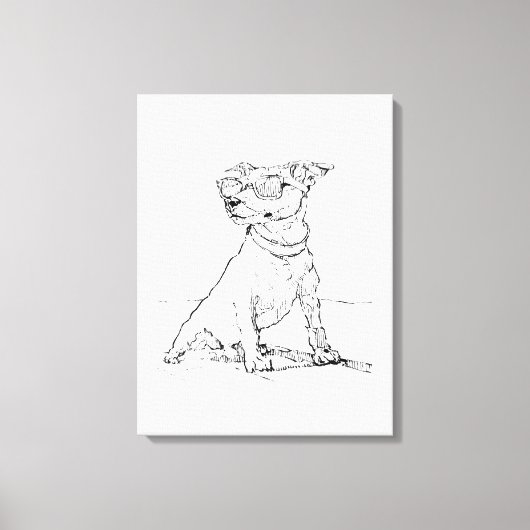 Toile Terrier Jack Russell (Recto)