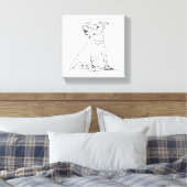 Toile Terrier Jack Russell (Insitu(Chambre))