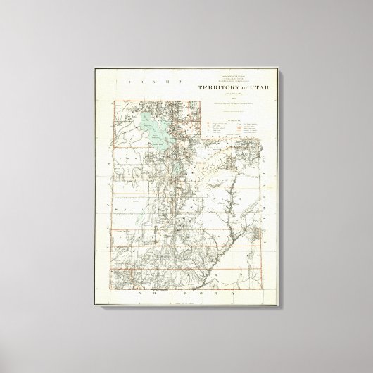 Toile Territoire de l'Utah 2 (Recto)