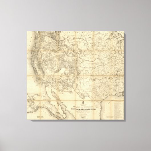 Toile Territoire des États-Unis (Recto)