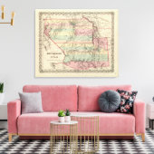 Toile Territoires du Nouveau-Mexique et de l'Utah (Insitu(Salon))