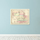 Toile Territoires du Nouveau-Mexique et de l'Utah (Insitu (Plancher de Bois))